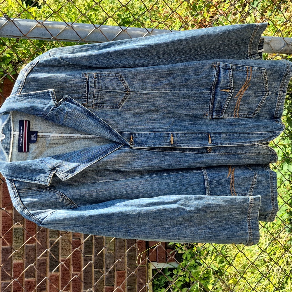 Phat Farm Blue Jean Coat Jacket Vintage Y2K Size XXL | New With Tags